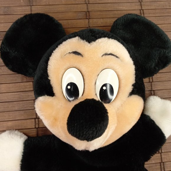 Vintage Plush Mickey Mouse Minnie Mouse Hand Puppets The Walt Disney Company - Picture 3 of 11